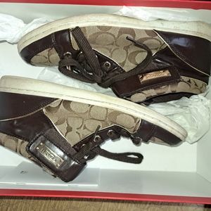 Coach hightop women's shoes